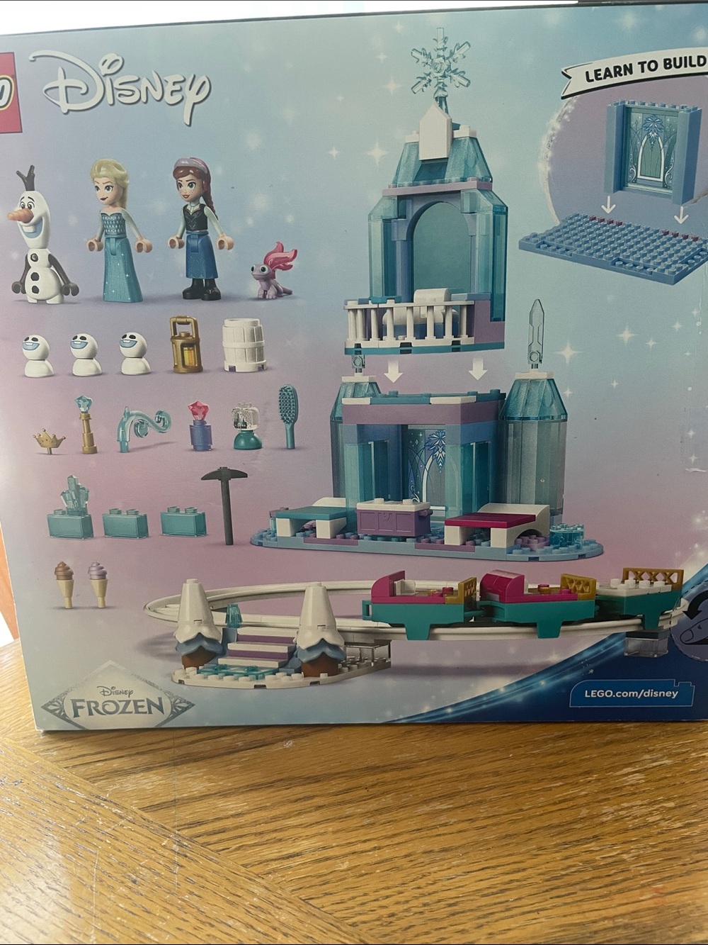 LEGO Disney Elsa's Ice Castle & Snow Ride Adventure 43281 Opened Box - Picture 4 of 14